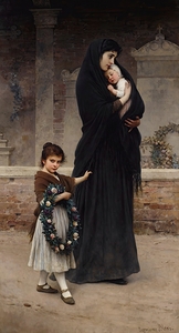 Semper Vivit Amor by Eugen von Blaas [1843–1931]